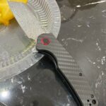 Get the cjrb crag new serie, DAMASCUS BLADE + CARBON FIBER HANDLE