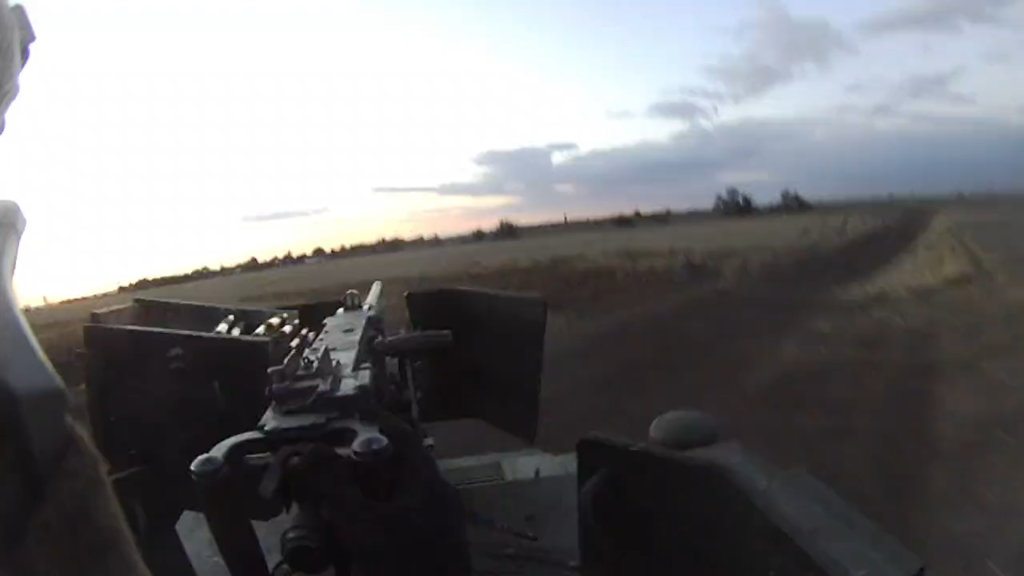 More Multitools on the Battlefield: Ukraine Foreign Legioneer using Gerber MP600 (I think) to clear M2 Browning MG during high speed assault.
