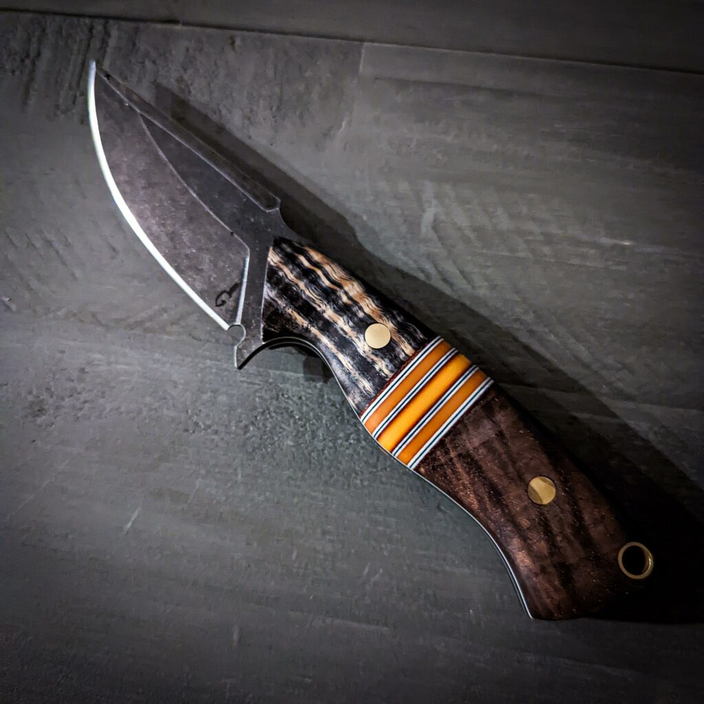 Blade by Gentry Custom Knives. Handle materials by me.