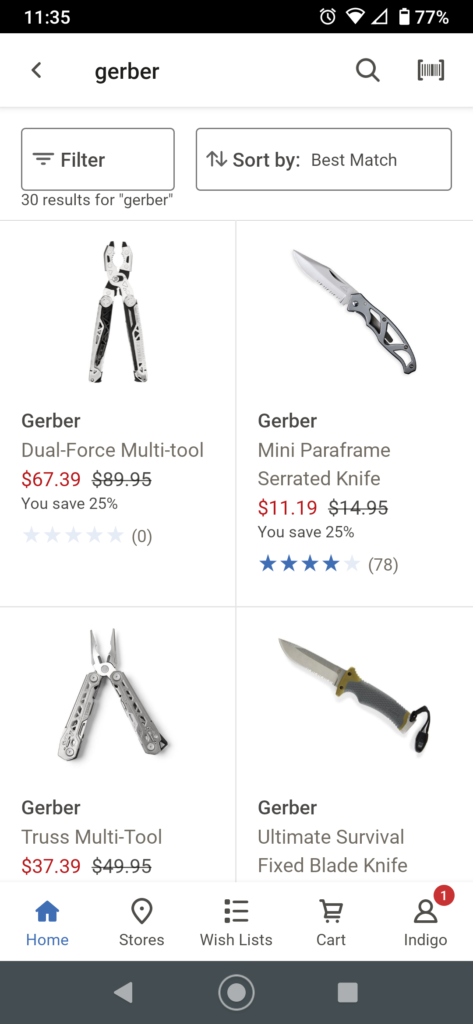 Seems REI's having a 25% off sale on Gerber gear. Finally decided to pick up the Dual-Force, might sharpen the teeth because I hear they slip.