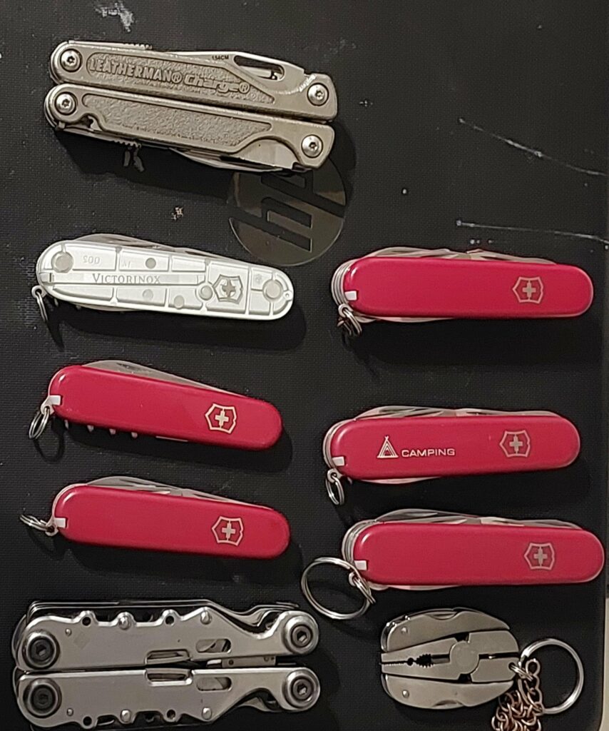My multitool collection (details in the comments)