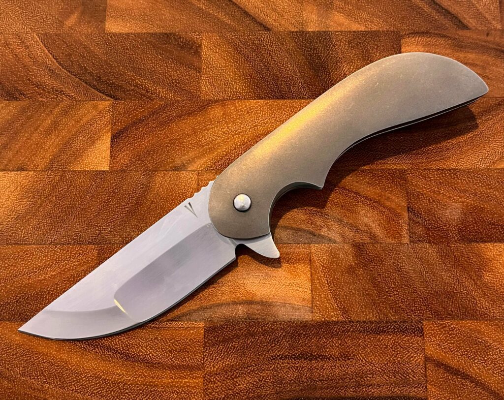 Jeff Vandermeulen Barely Legal Elmax blade steel