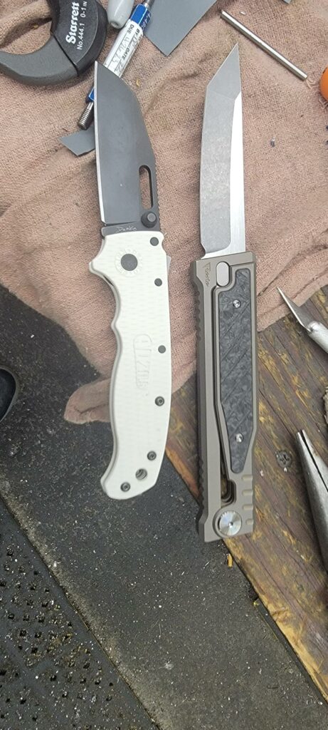 Todays blades. demko ad20.5 and Reate Dlt exclusive exo.