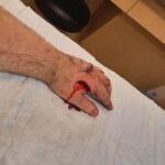 A friendly reminder to be careful and always use your tools properly! Don't be like me!