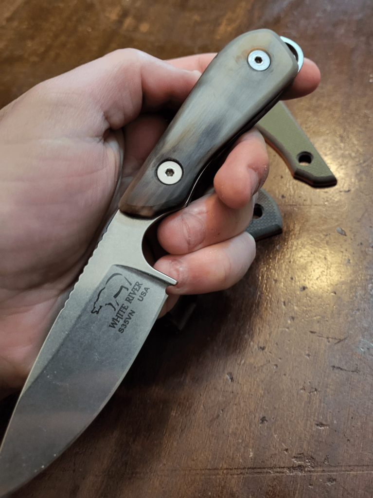 Made some cow horn custom scales for my new White River M1
