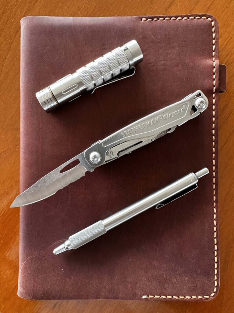 Modded Leatherman Wingman completes the holy trinity.