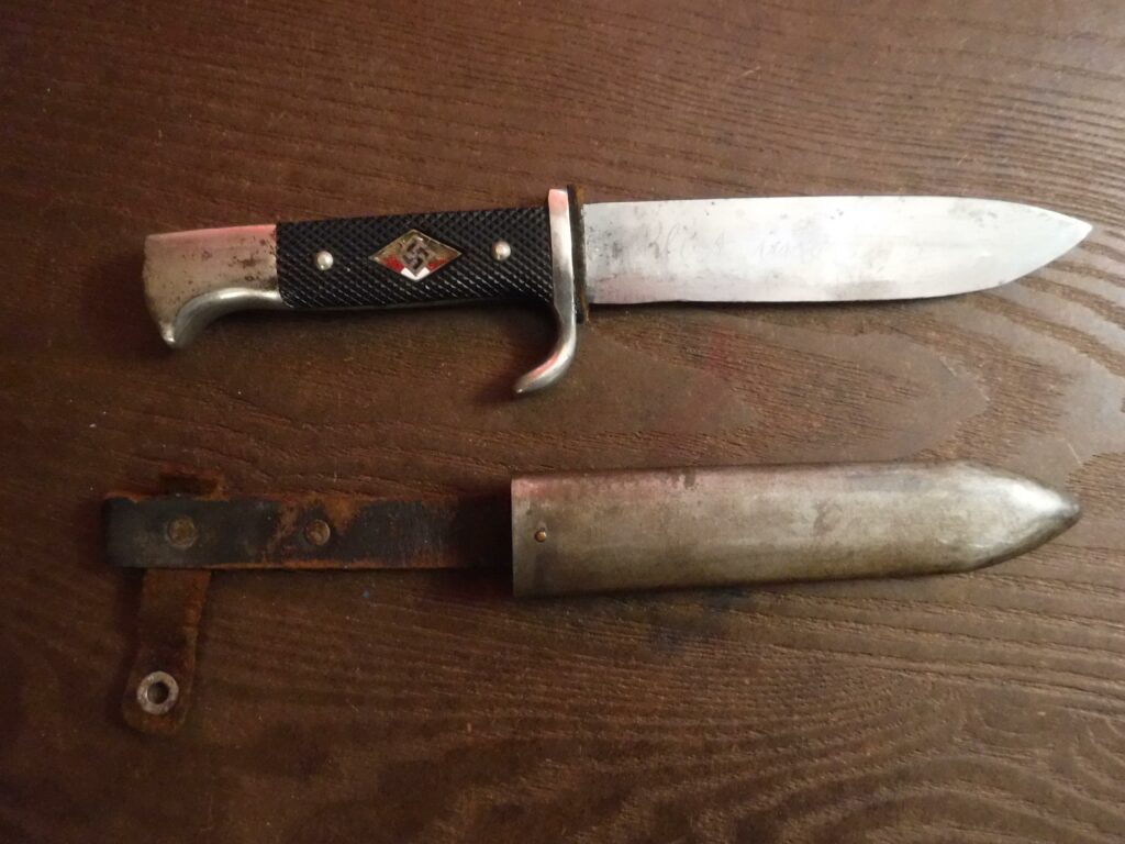 2 of 3- WW2 Hitler Youth Knife, Franz Steinhoff Solingen Wald. [4608x3456] [OS] [OC]