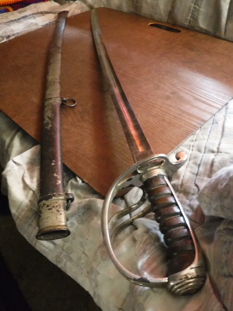 1921 cavalry officers sword