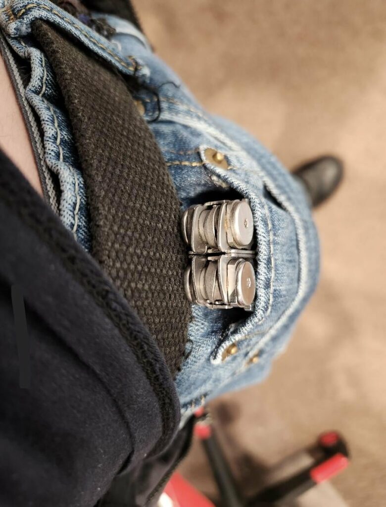 Found a use for that little pocket on jeans