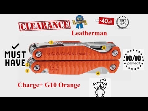 The Best Multitool? Leatherman Charge+ G10 Orange 🍊 Unboxing and Review