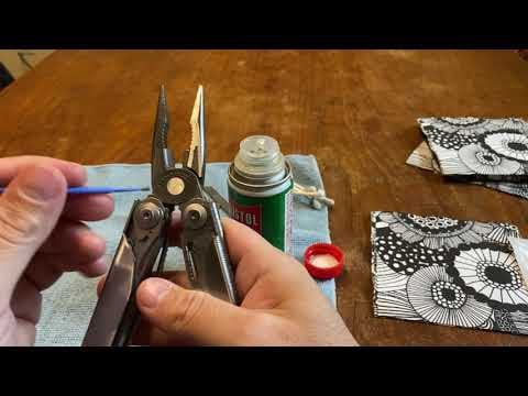 Cleaning a Leatherman Surge Multitool