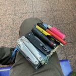 Pocket dump while I wait for my bus