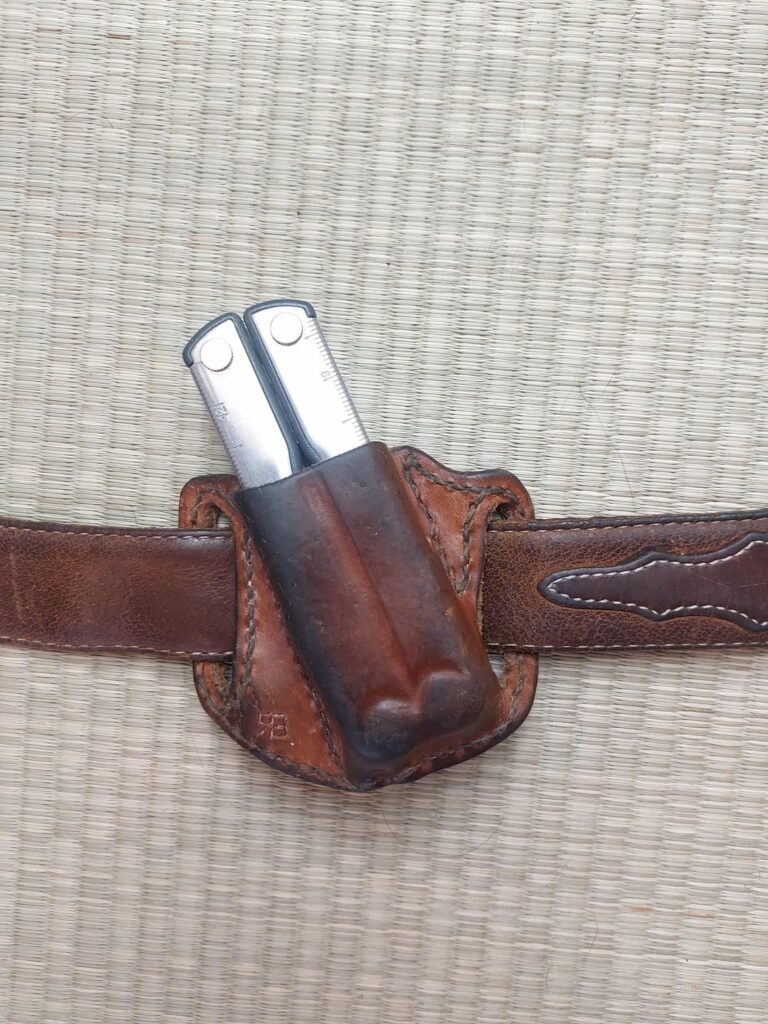 Custom leather holster