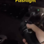 Guy with his flashlight