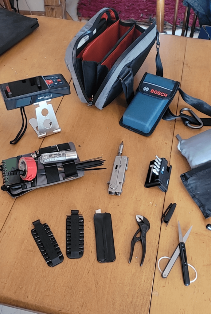 Repair/low level first aid kit built around the crunch.