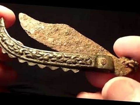 Thought this needed to be here. Roman folding pocketknife, 50CE