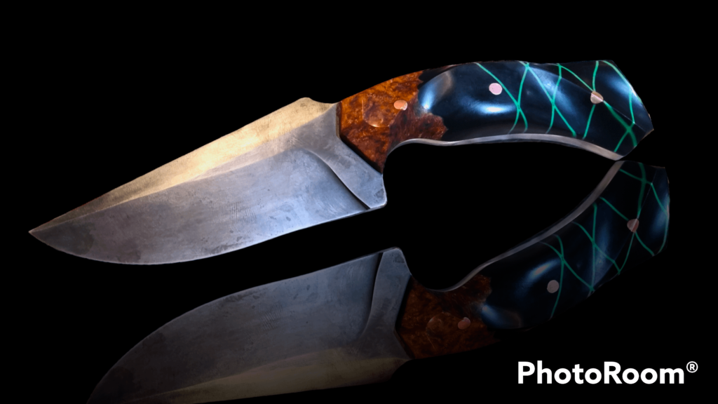 1084, copper pins, hybrid scales.