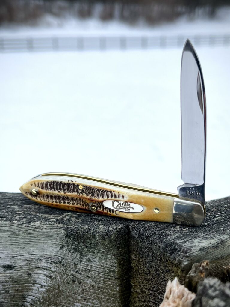 Case Teardrop with burnt bonestag
