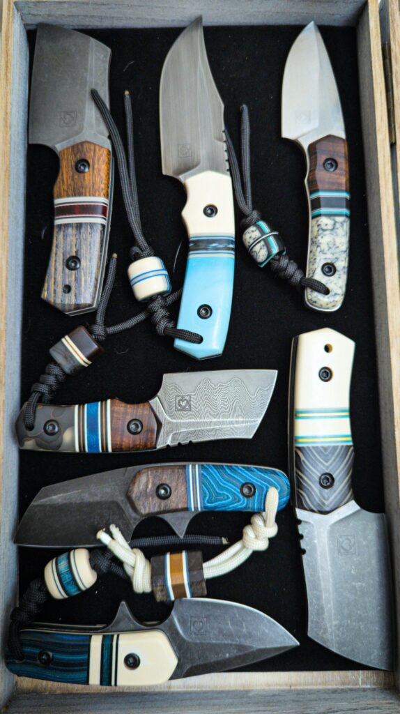 SOTC- this is 7/10 of my collection of Ron Steele blades. The man knows how to EDC.
