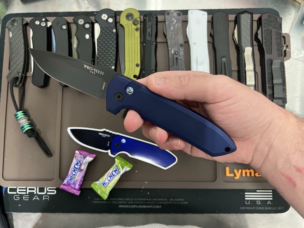 NKD Protech LG Rockeye WOK exclusive midnight blue handle. Best Pro-Tech available IMO