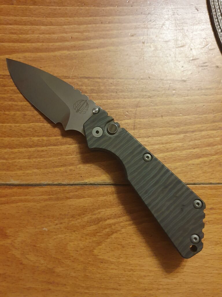 NKD Pro-tech SNG Striped TI (2017 Bladeshow)
