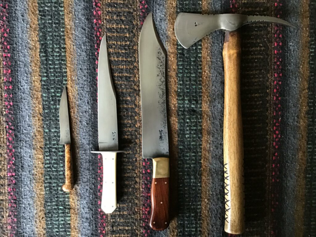 Swamp Fox knives and hawk
