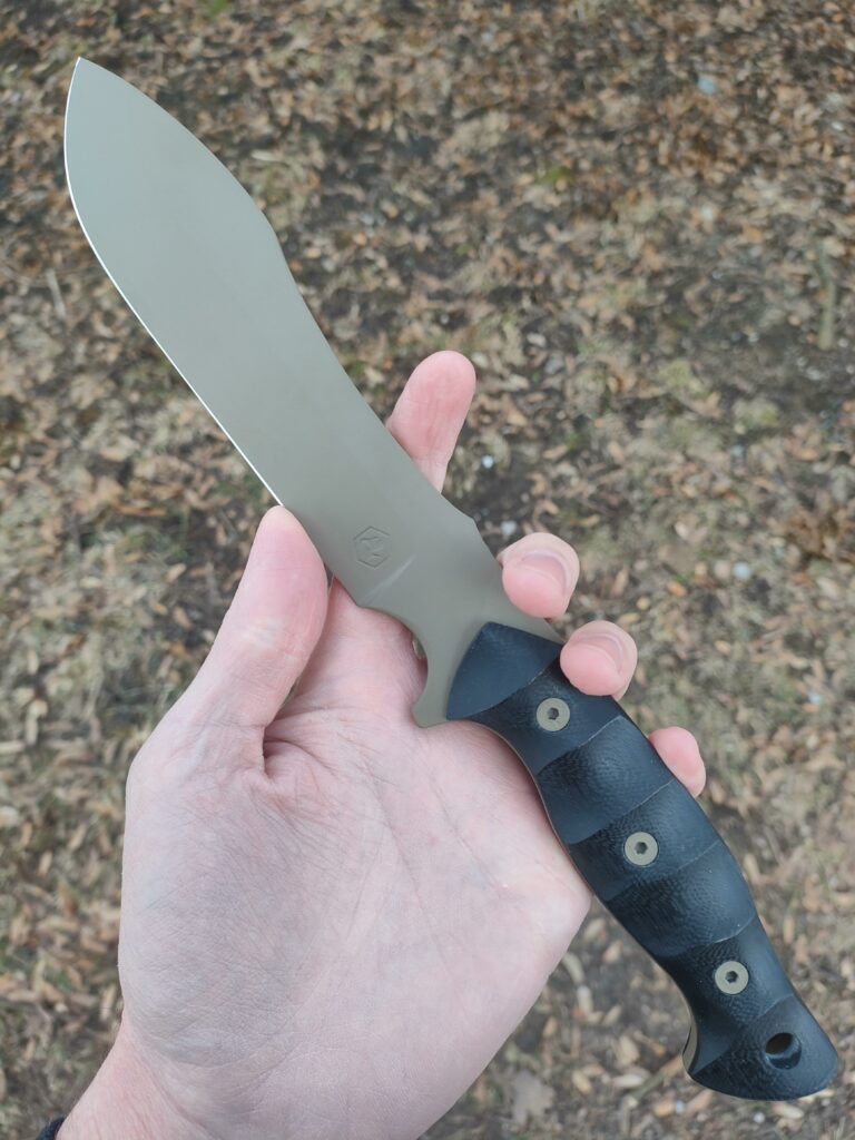 Old projects return in cerakote coating and black G10 handle