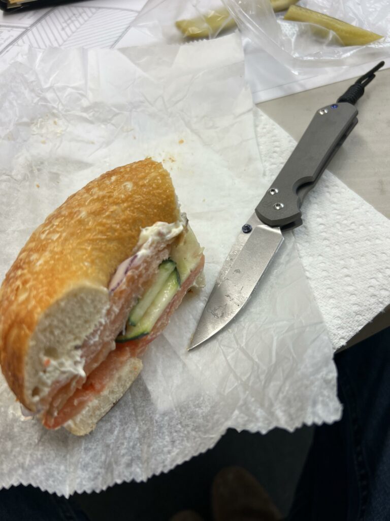 Magnacut right through my bagel!