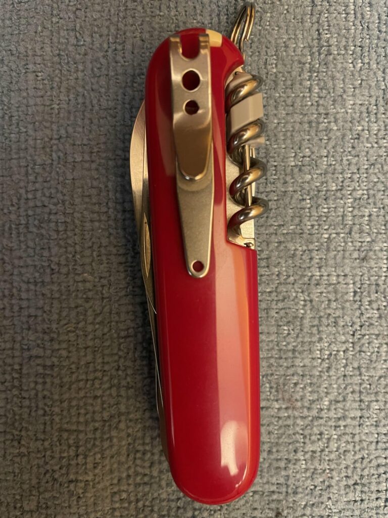 Pocket clip with Tesa 55750 (test)