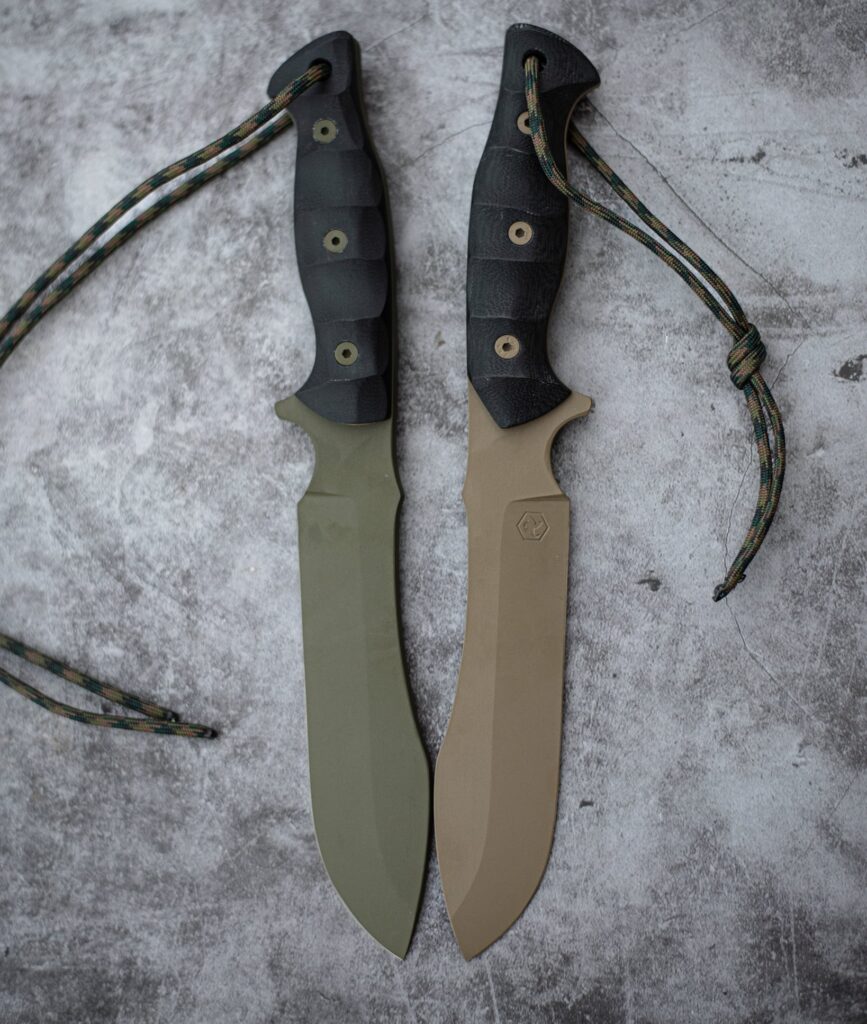Ness brothers. 80CrV2, cerakote and black G10