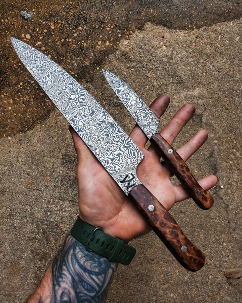 Chef knife with pairing knife