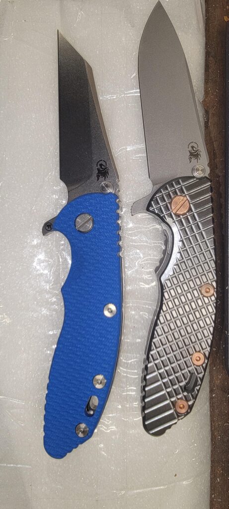 Added the fatty wharncliffe . Mean blade on this fatty
