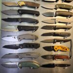 Attractive knives, all different.