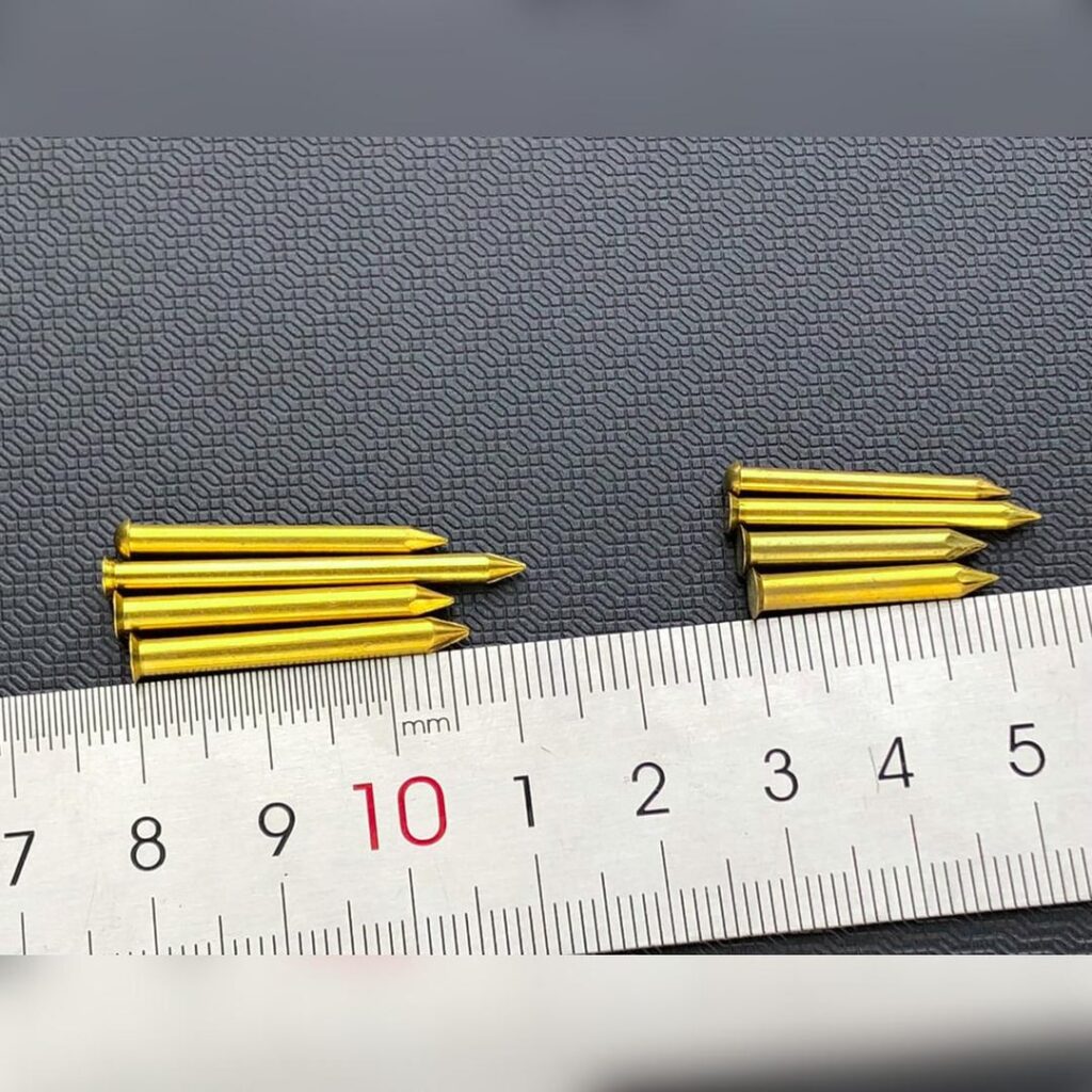15% off - 4Pcs Brass Rivet Caps tool parts for 111mm Knife Victorinox Swiss Army SAK Knife