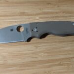 My first Spyderco! Like the knife but the scales feel cheap might have to change them.