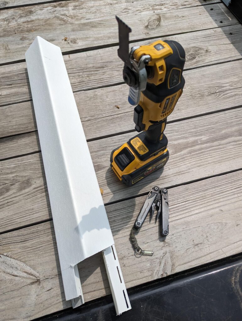 I've heard of people referring to an oscillating saw as a multitool before, but this is the first time it'd happened to me. The homeowner asked me how I liked my Dewalt multitool and it took me way to long to figure out what he meant. I've included a traditional multitool for scale!