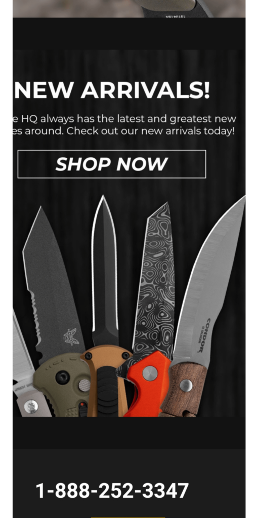 Name of knife