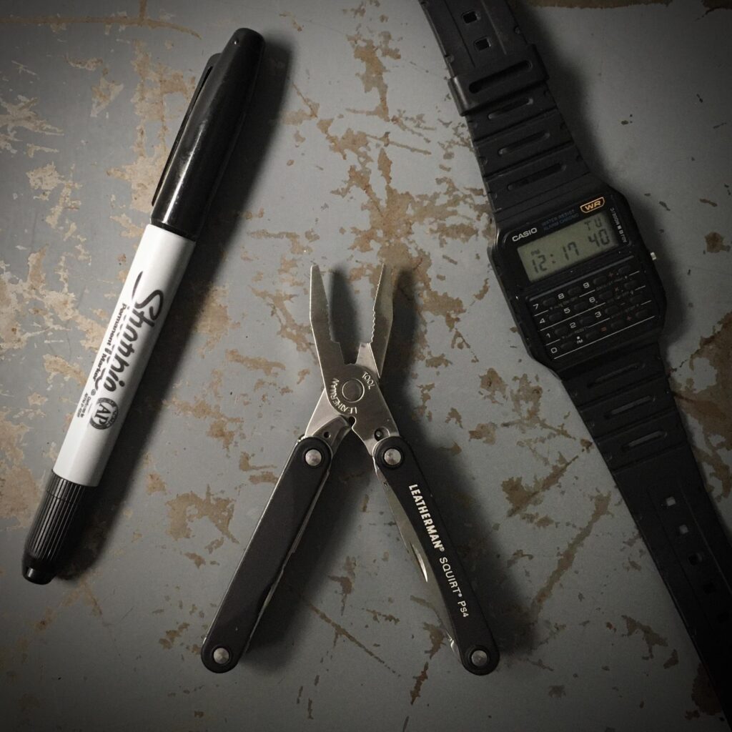 My three favorite multi-tools to get thru the day.