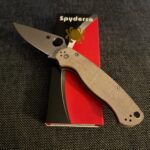 After many Benchmades, my first Spydie