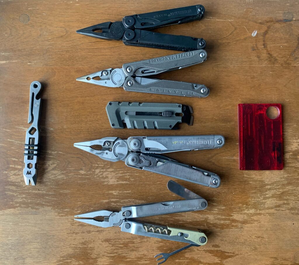 More of a knife guy than a multitool guy, but this is my collection of ‘em.