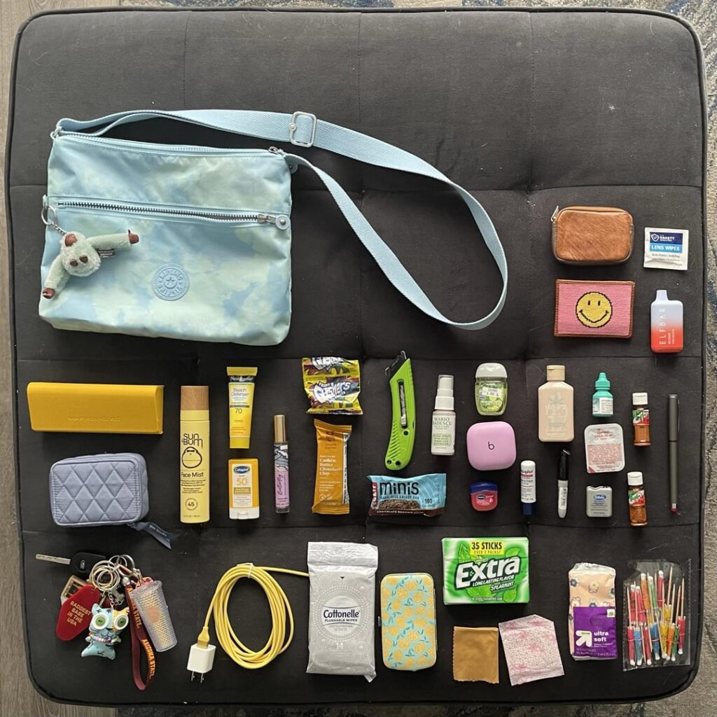 (Another) new Kipling purse, had to downsize. Any suggestions on what else I should carry?