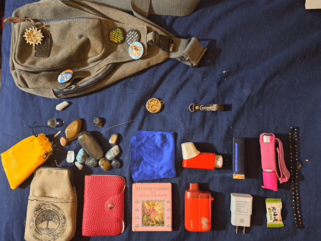 So.. heres my daily carry. None of these things leave the bag except to be used.