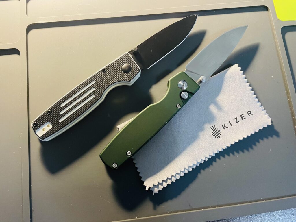 Blade/Hardware swap. Thanks to the recent Kizer sale.