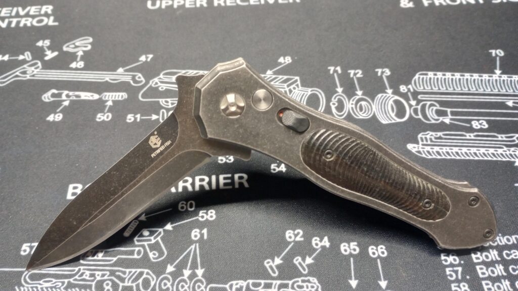 Black (Knife) Friday = Petrified Fish PF-717 Auto Spear Point