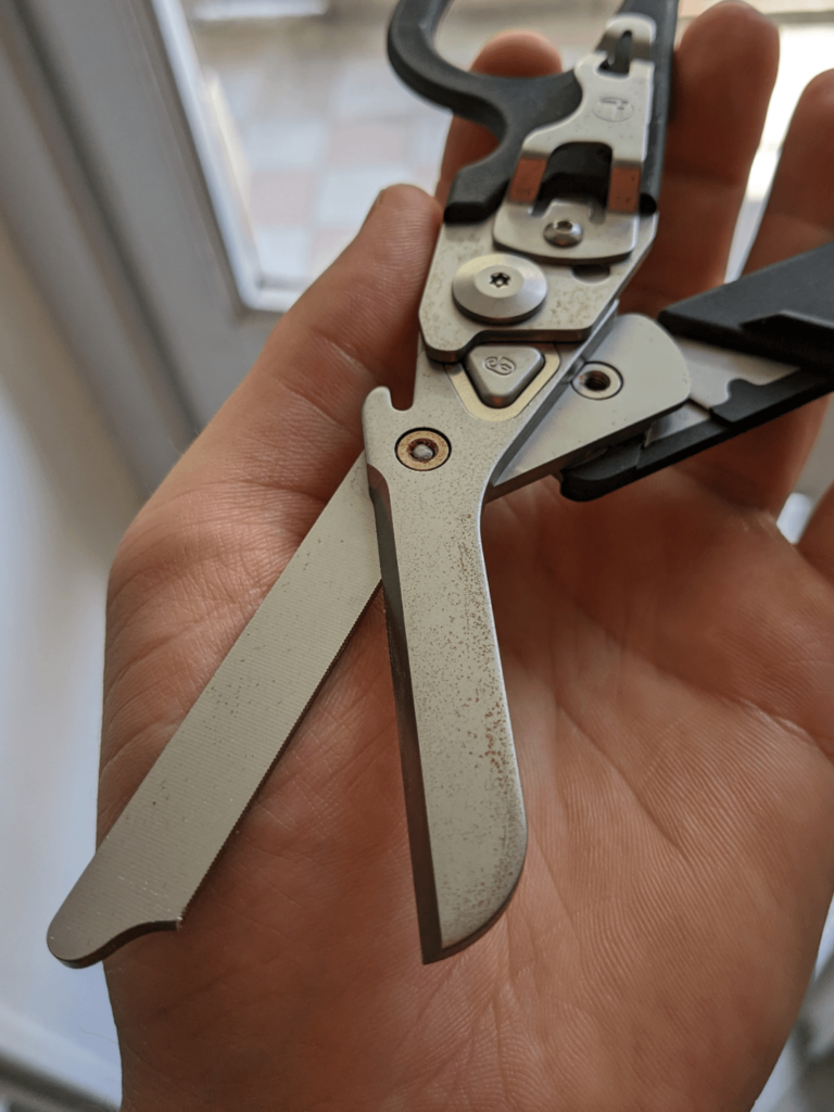 Leatherman scissors rusting (?)