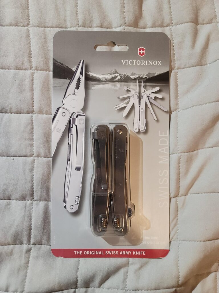 Looking to trade sealed Victorianox Spirit MX Clip for (sealed or new) Leatherman Wave + & Leatherman Bit Kit