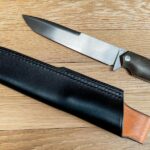 Finished sheath and knife