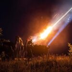 Air Defense Beamshot: Ukrainians using a (HID?) light to illuminate incoming drones so they can be targeted with anti aircraft fire