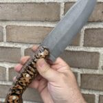 custom made bushcraft knife.