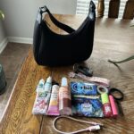 My everyday purse. Neoprene bag from Aerie.